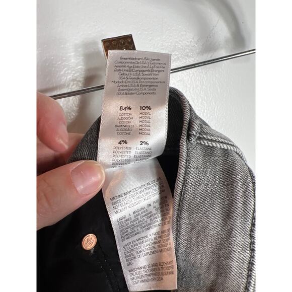 Mother The Swooner Denim Jeans Supermoon Wash Side Stripe Gray Women's 26 / 2 - Picture 9 of 11